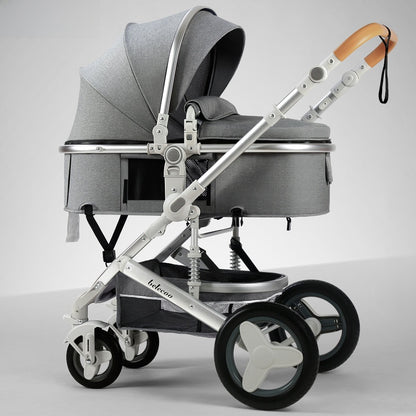 Lightweight Baby Stroller with Recline and Fold