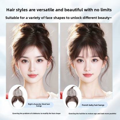Lightweight Bangs Hairpiece for Women