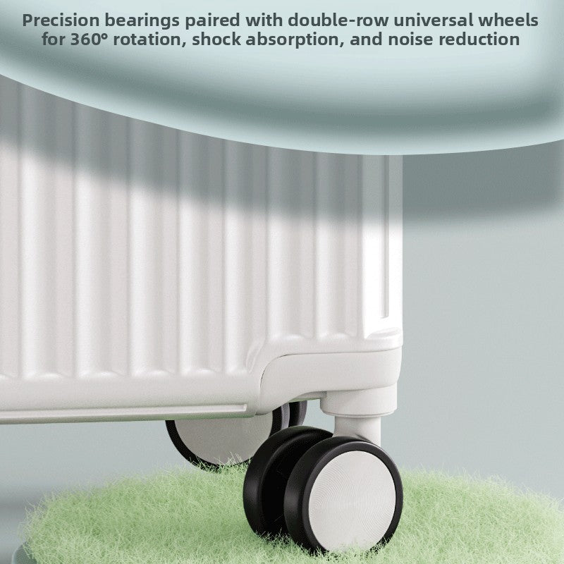 Lightweight Carry-On Suitcase with USB Port and Silent Wheels