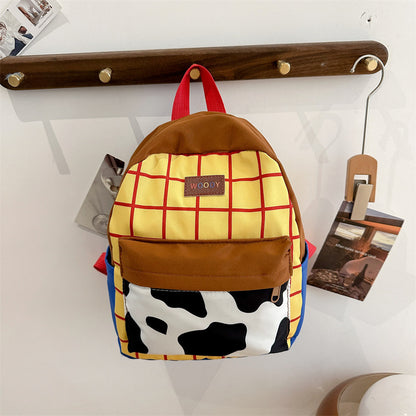 Lightweight Cartoon School Backpack for Kids