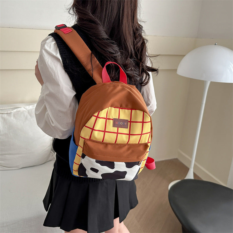 Lightweight Cartoon School Backpack for Kids