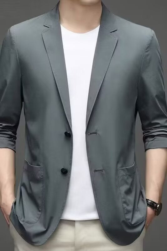 Lightweight Casual Suit Jacket for Men