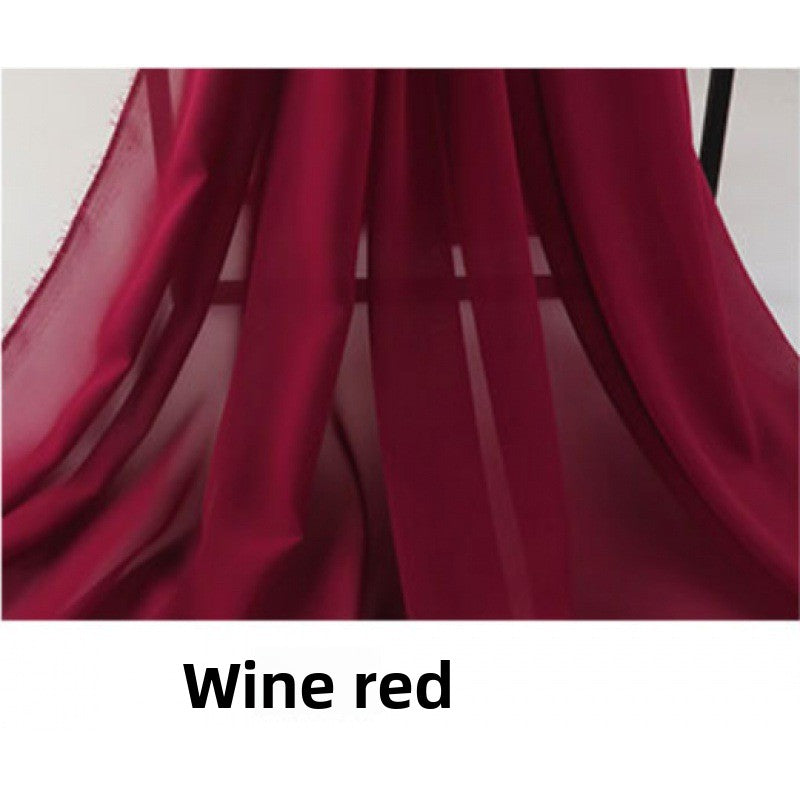 Lightweight Chiffon Long Skirt for Performance