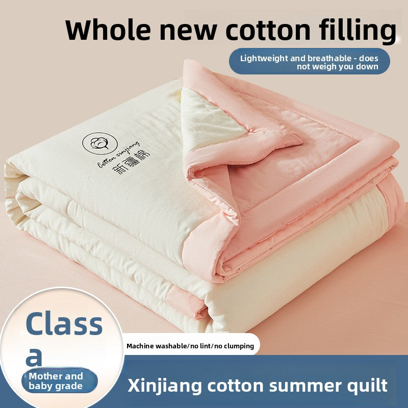 Lightweight Cotton Summer Quilt