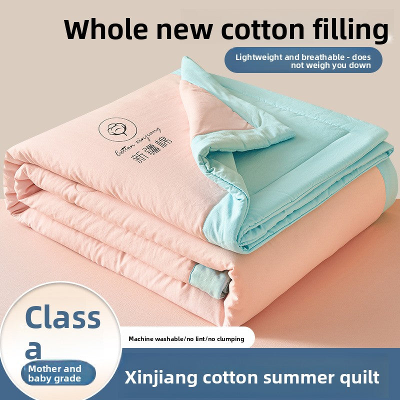 Lightweight Cotton Summer Quilt
