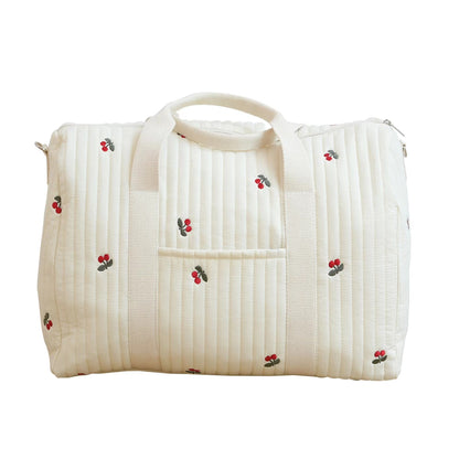 Lightweight Embroidered Travel Satchel