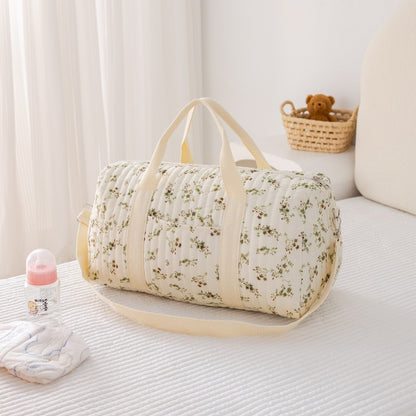 Lightweight Embroidered Travel Satchel