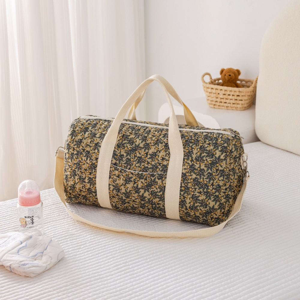 Lightweight Embroidered Travel Satchel
