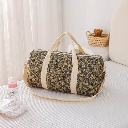 Lightweight Embroidered Travel Satchel