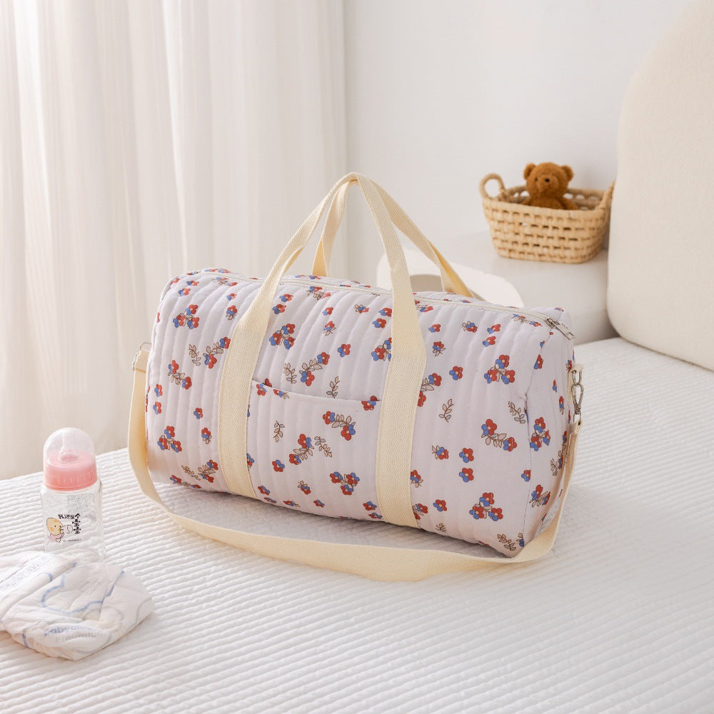 Lightweight Embroidered Travel Satchel