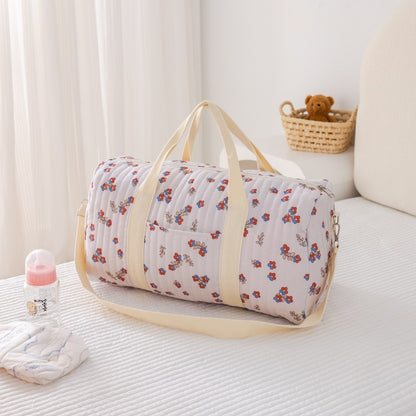 Lightweight Embroidered Travel Satchel