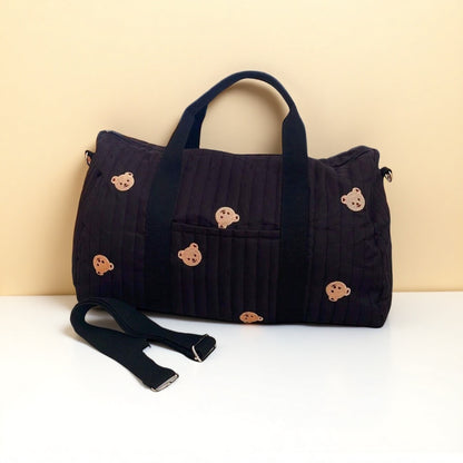 Lightweight Embroidered Travel Satchel