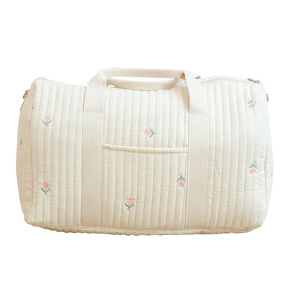 Lightweight Embroidered Travel Satchel