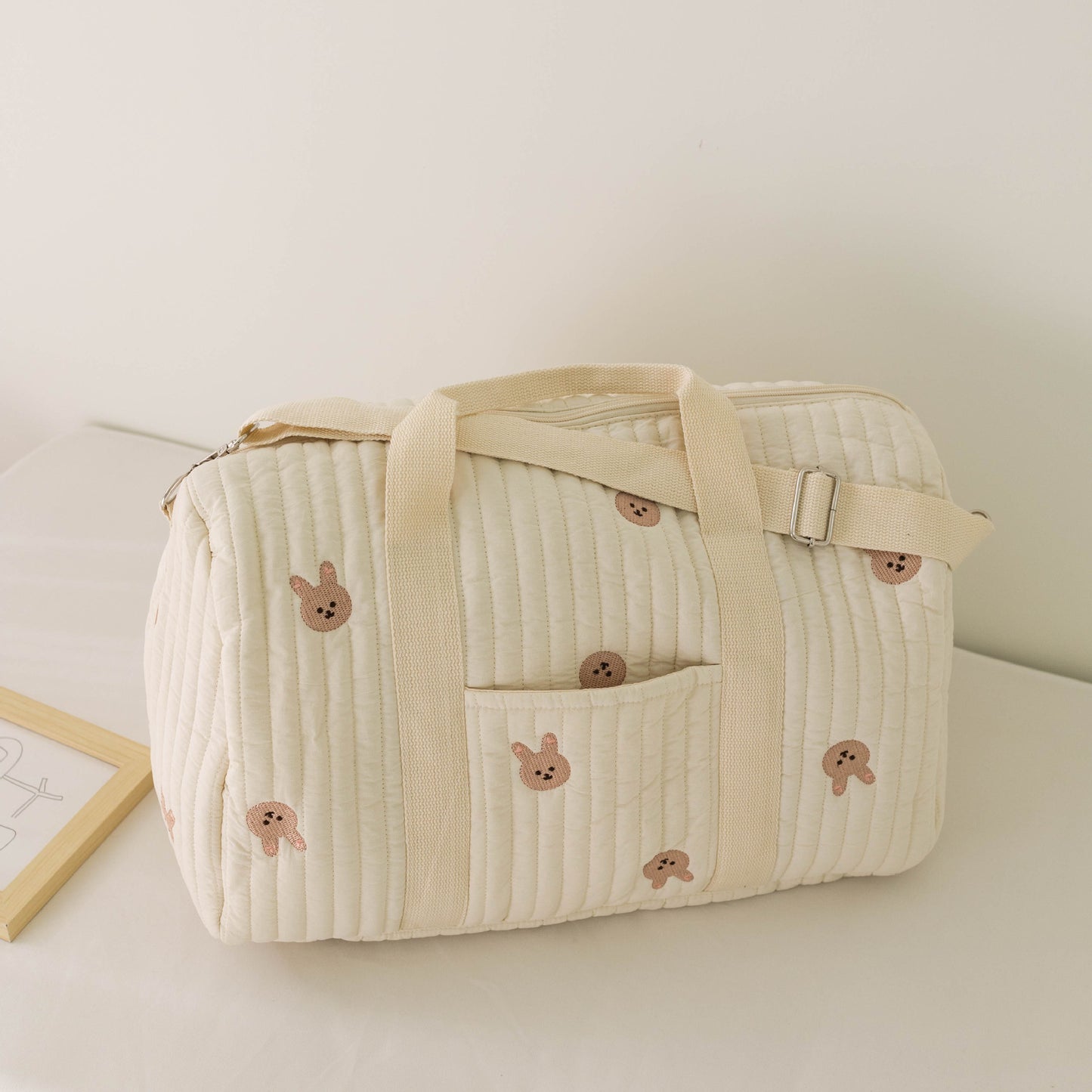Lightweight Embroidered Travel Satchel