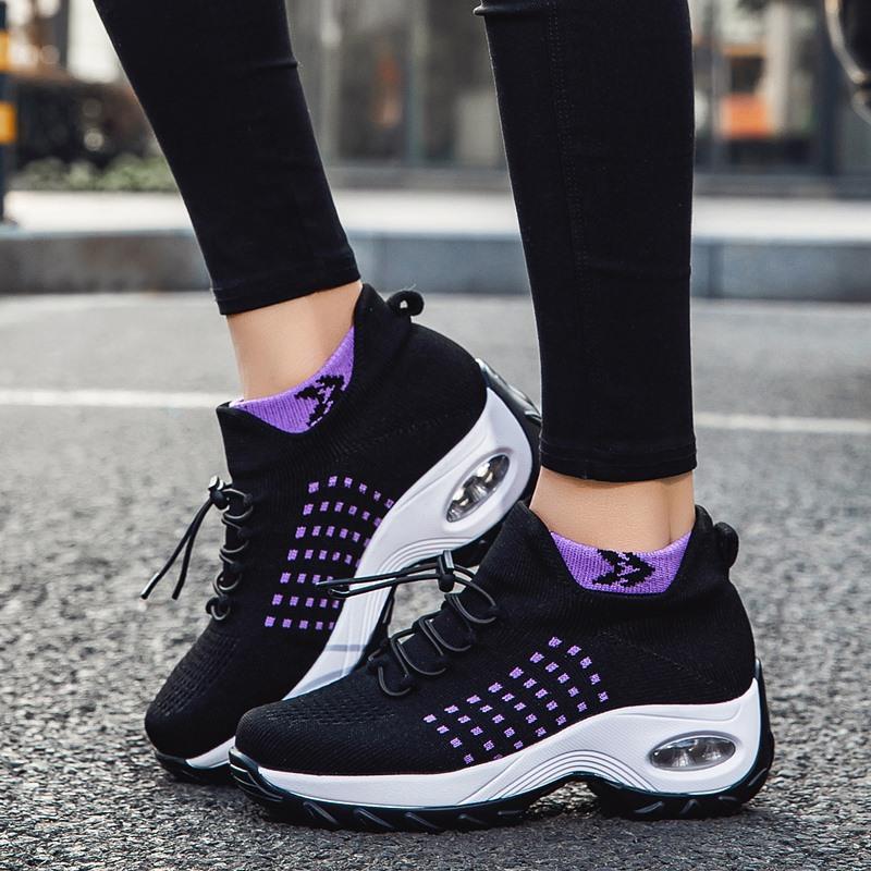 Lightweight Fly-Knit Women Casual Shoes