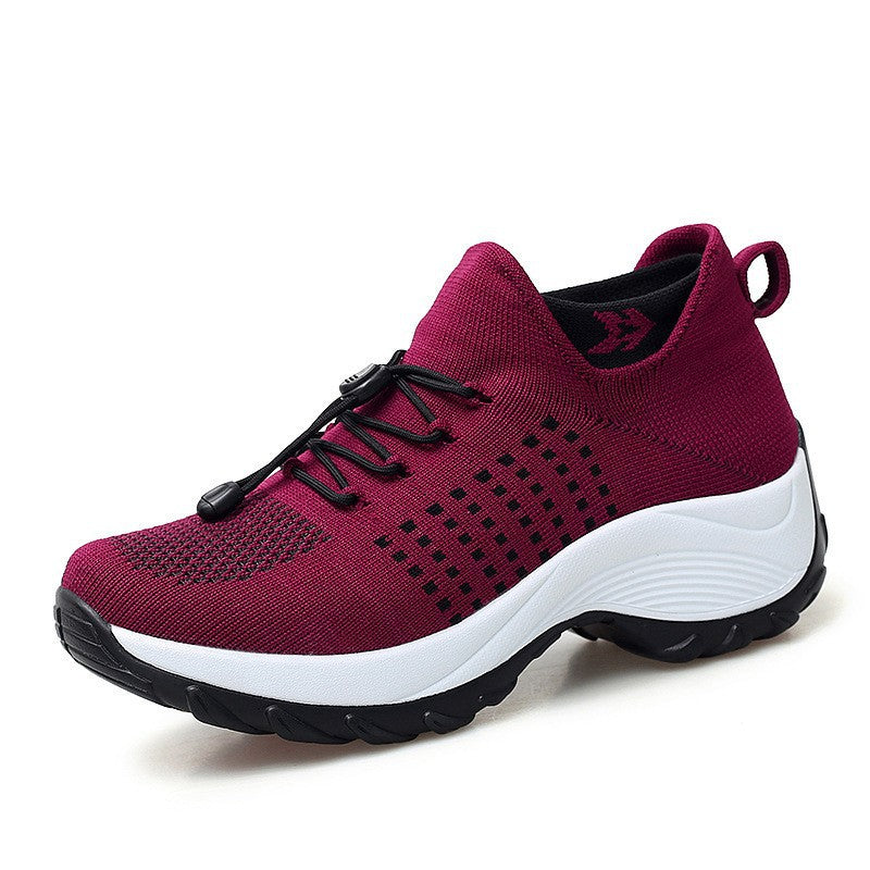 Lightweight Fly-Knit Women Casual Shoes