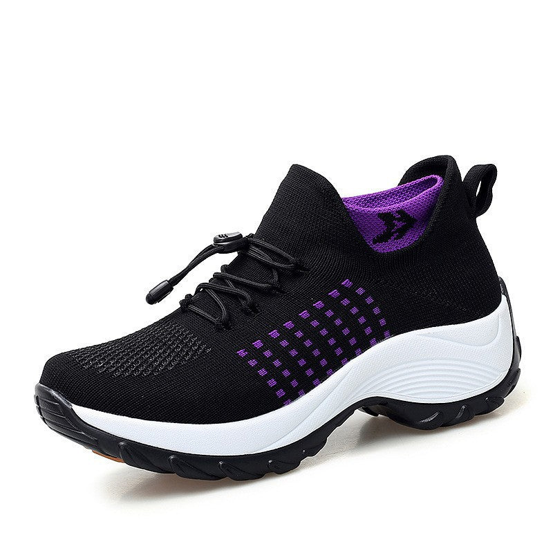 Lightweight Fly-Knit Women Casual Shoes