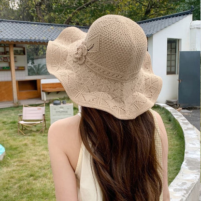Lightweight Foldable Wide Brim Straw Sun Hat