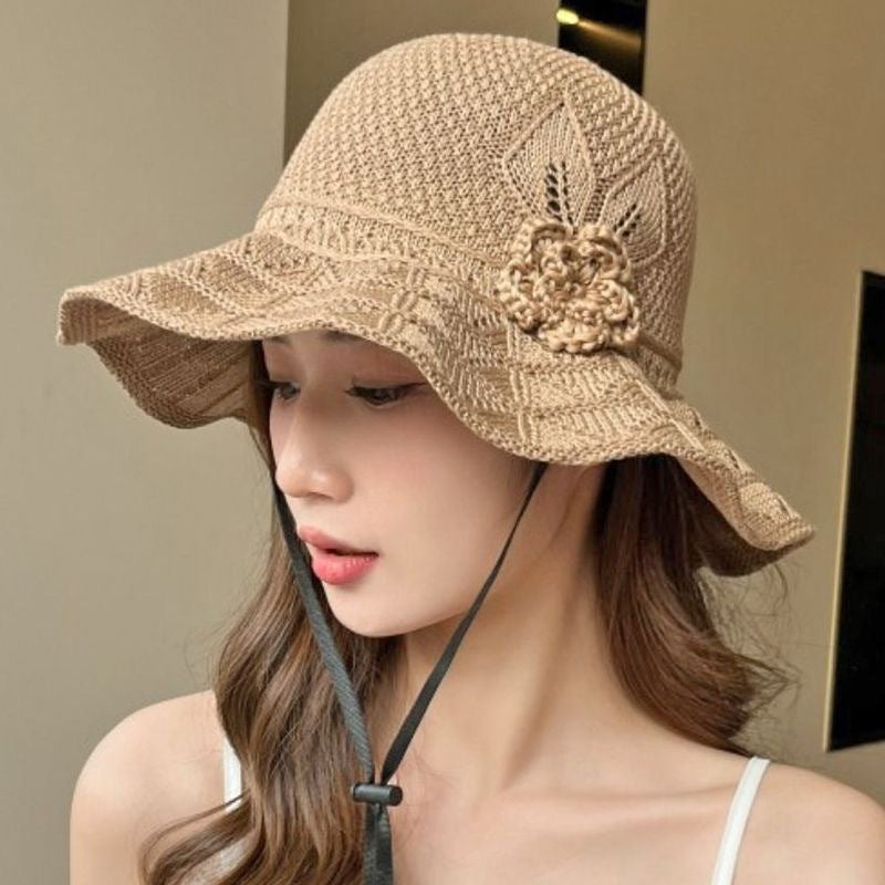 Lightweight Foldable Wide Brim Straw Sun Hat