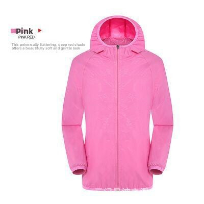 Lightweight Hooded Sun Protection Windbreaker