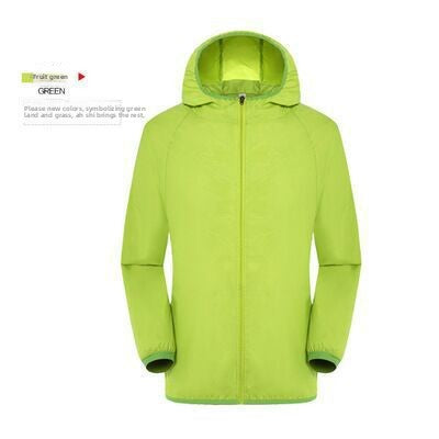 Lightweight Hooded Sun Protection Windbreaker