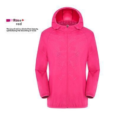 Lightweight Hooded Sun Protection Windbreaker