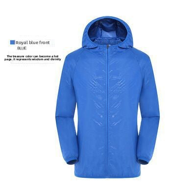 Lightweight Hooded Sun Protection Windbreaker
