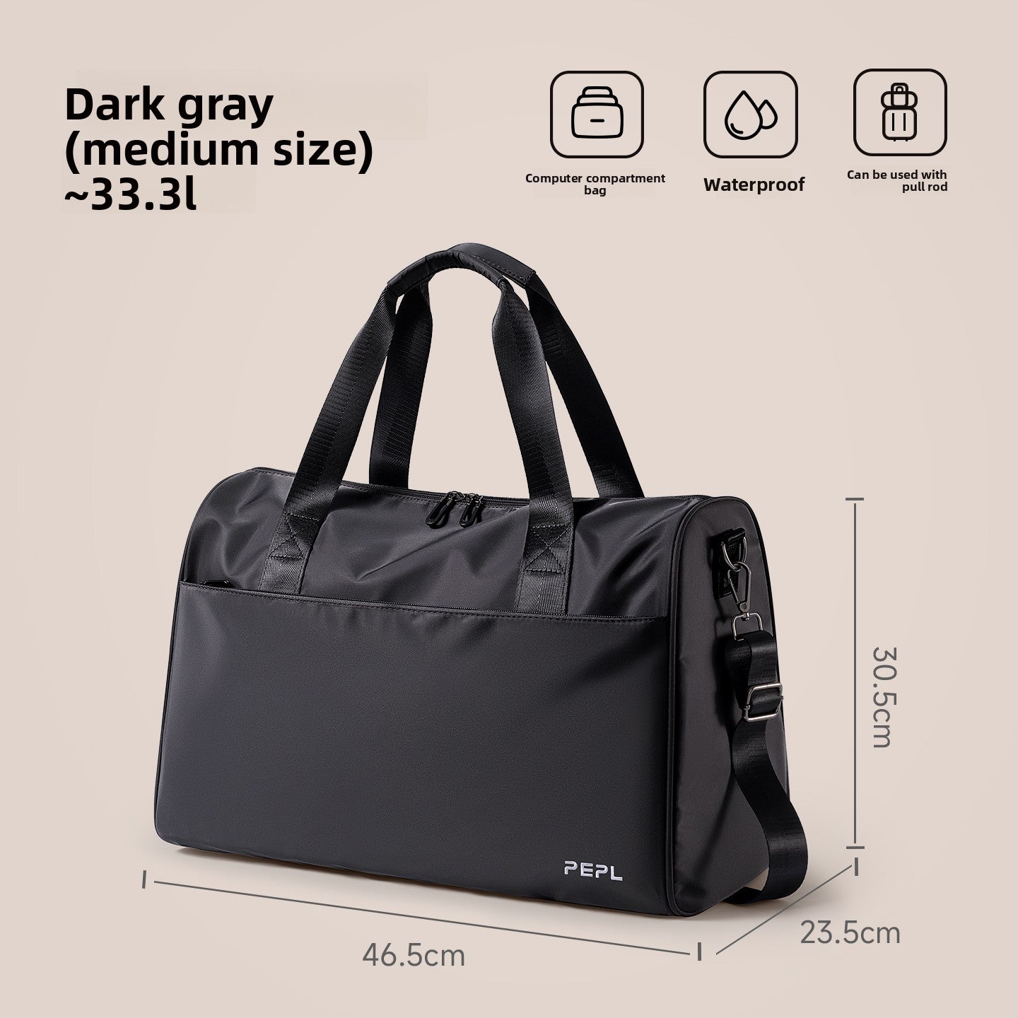 Lightweight Large Capacity Travel Sports Bag