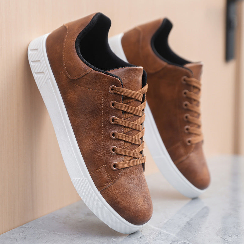 Lightweight leather shoes