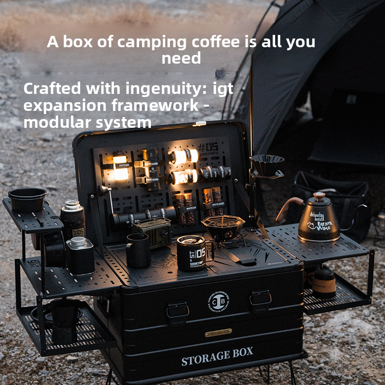 Lightweight modular combination accessories coffee box
