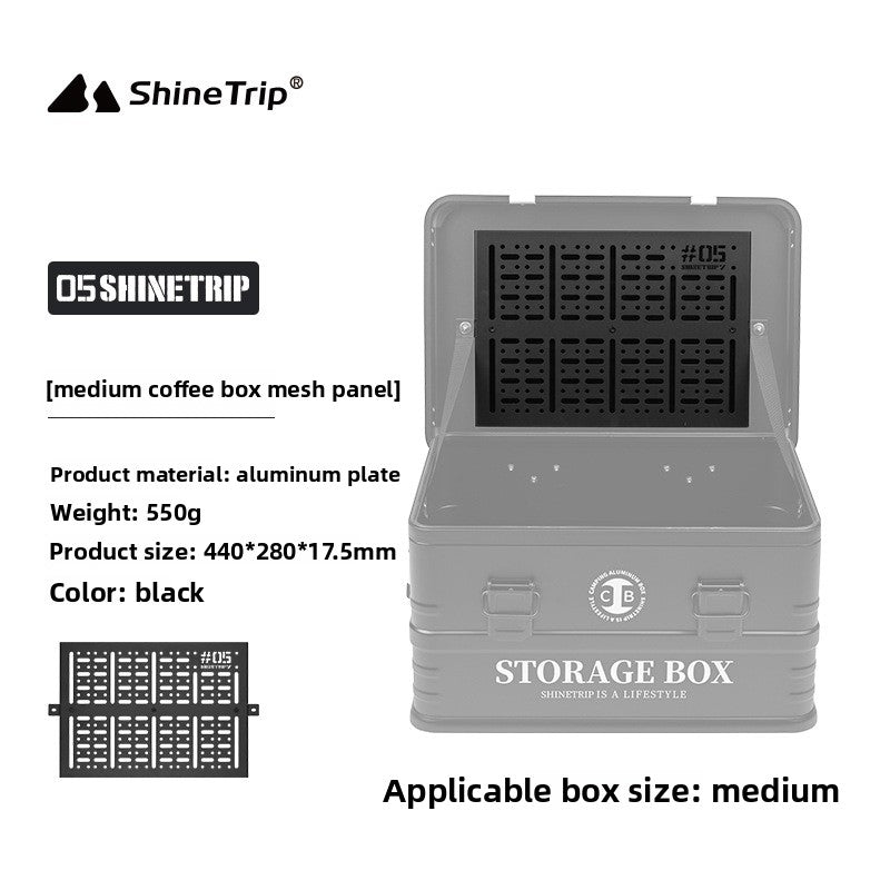 Lightweight modular combination accessories coffee box