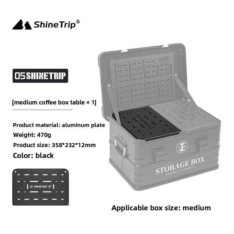 Lightweight modular combination accessories coffee box