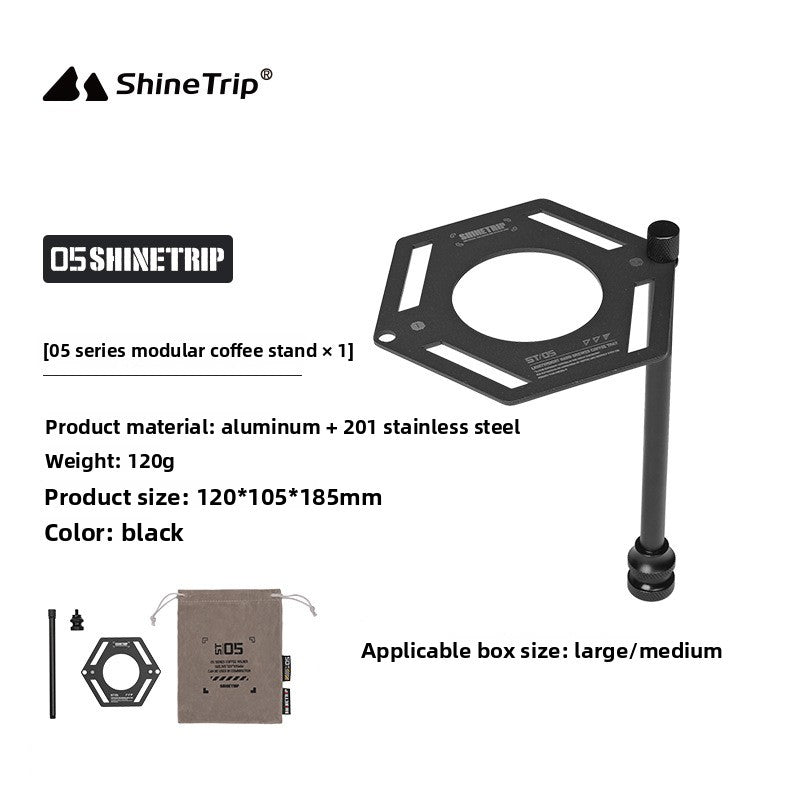 Lightweight modular combination accessories coffee box