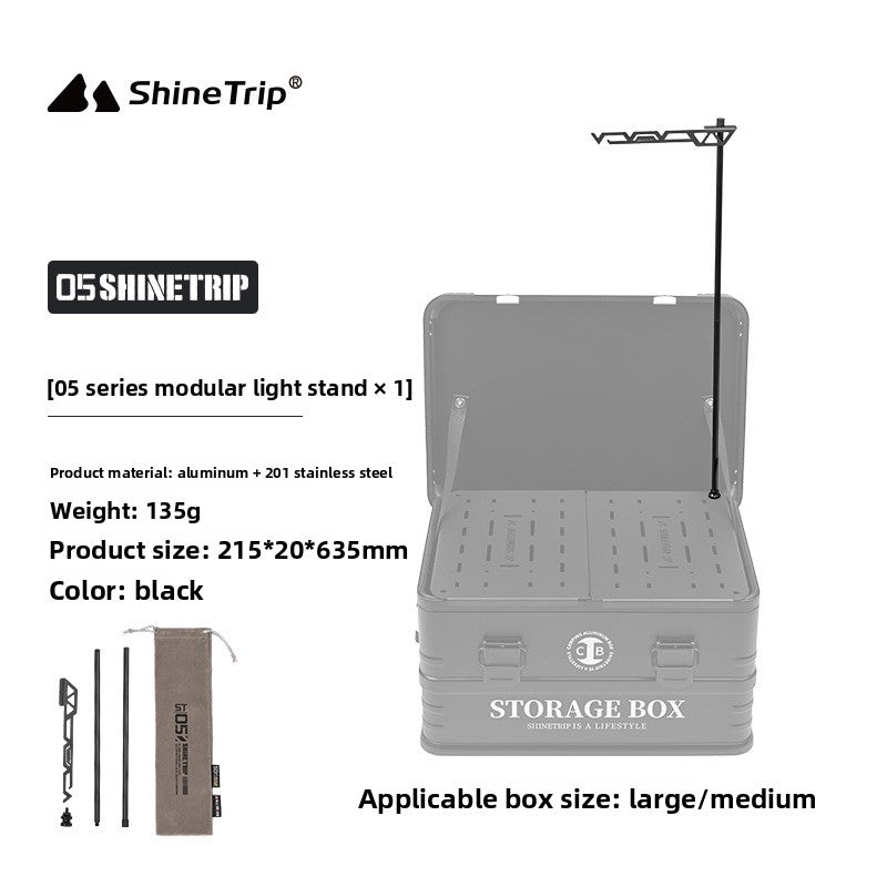 Lightweight modular combination accessories coffee box