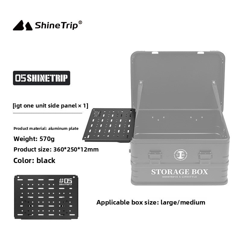 Lightweight modular combination accessories coffee box