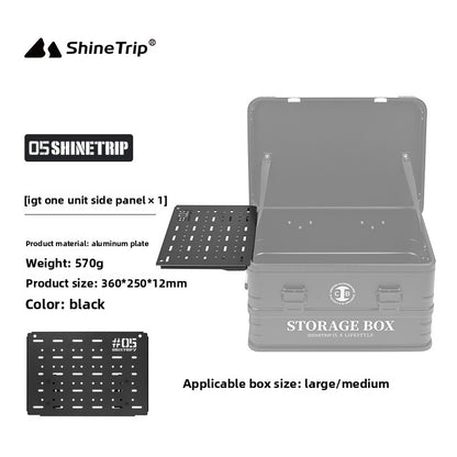Lightweight modular combination accessories coffee box