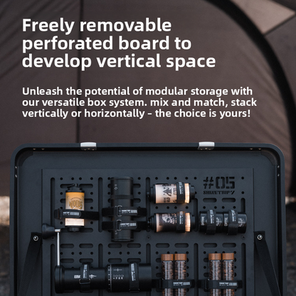 Lightweight modular combination accessories coffee box