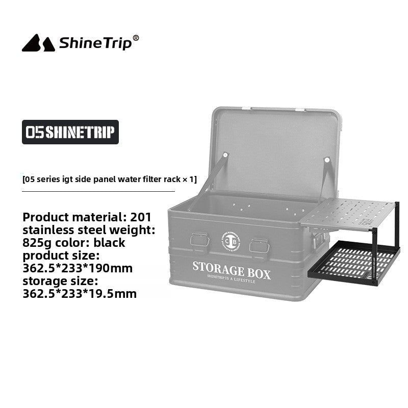 Lightweight modular combination accessories coffee box