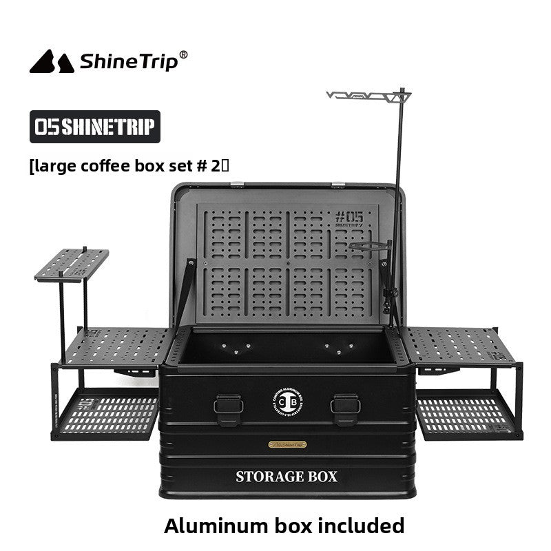 Lightweight modular combination accessories coffee box