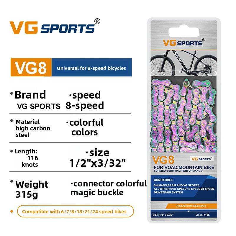 Lightweight Mountain Bike Chain