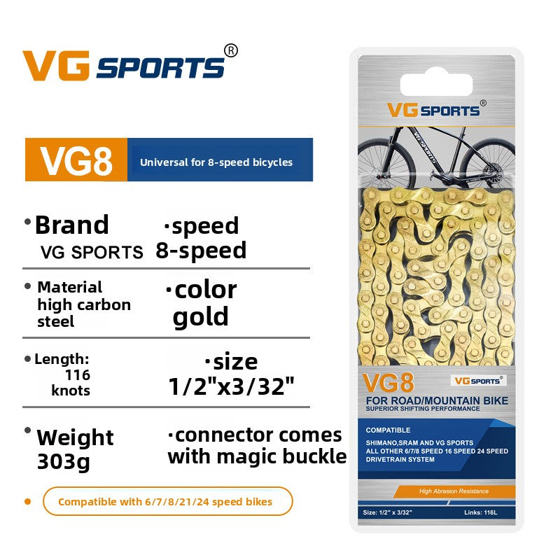 Lightweight Mountain Bike Chain