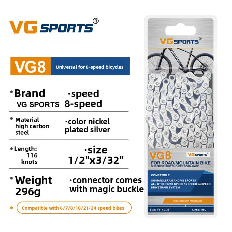 Lightweight Mountain Bike Chain