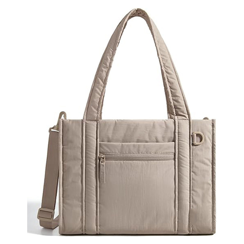 Lightweight Nylon Crossbody Bag with Multiple Pockets