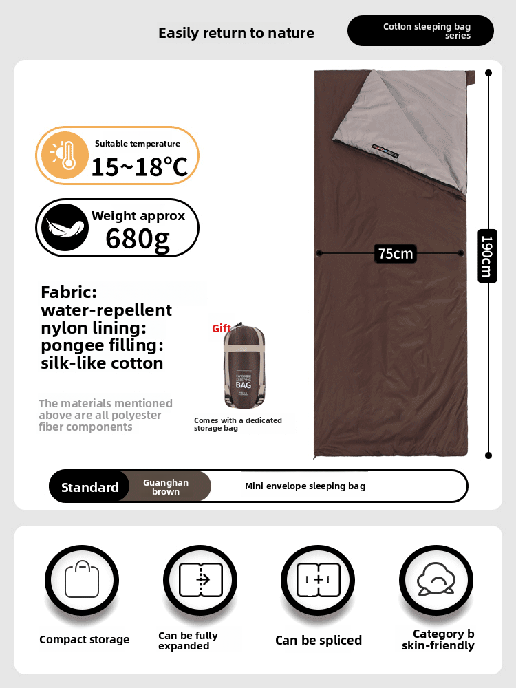 Lightweight Outdoor Sleeping Bag
