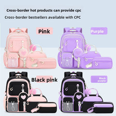 Black Purple 3pcs