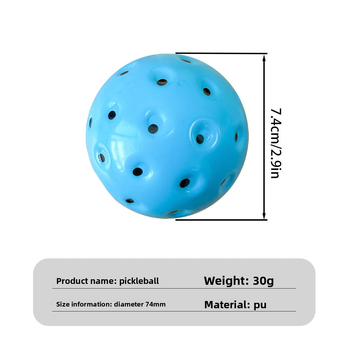 Lightweight Silent Practice Pickleball