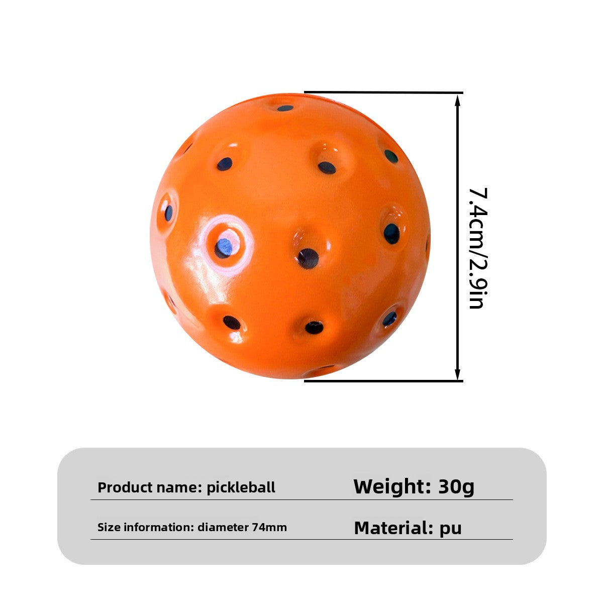 Lightweight Silent Practice Pickleball