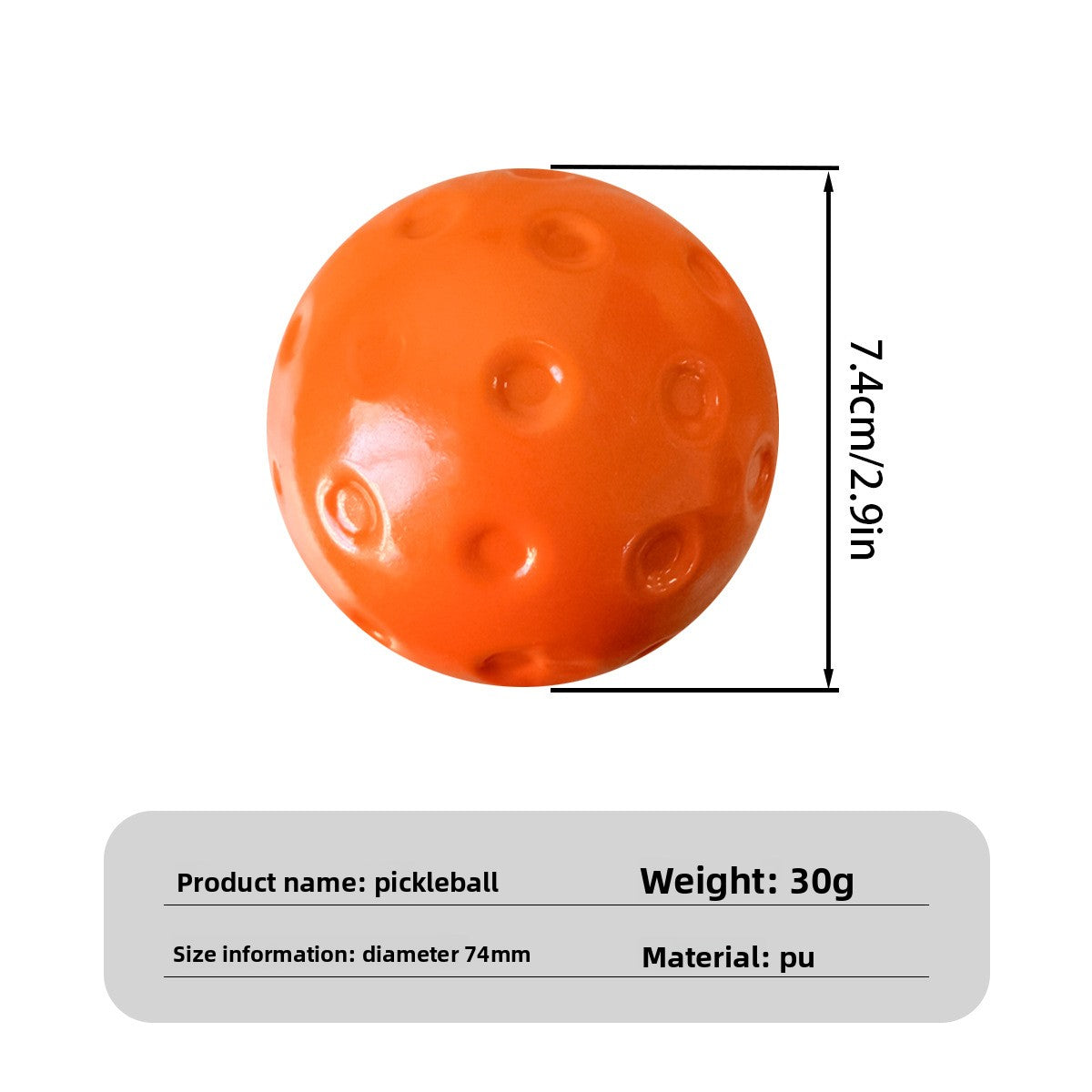 Lightweight Silent Practice Pickleball