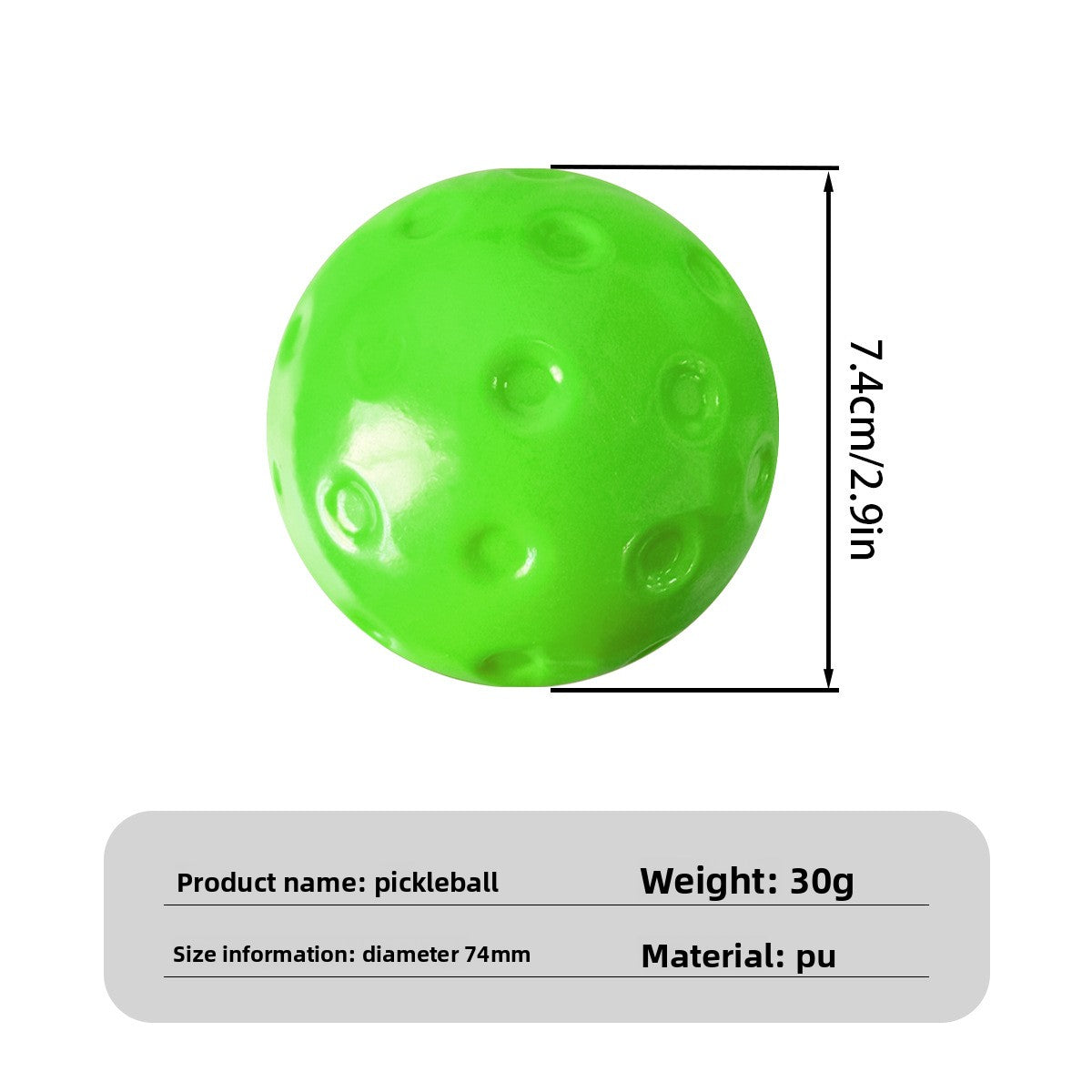 Lightweight Silent Practice Pickleball