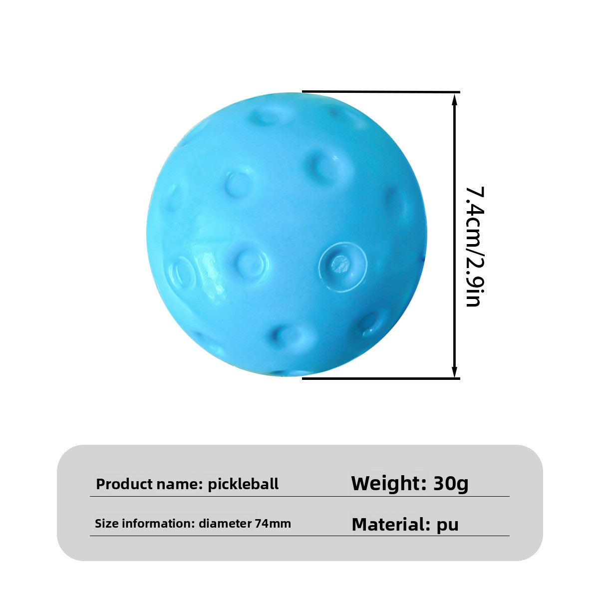 Lightweight Silent Practice Pickleball